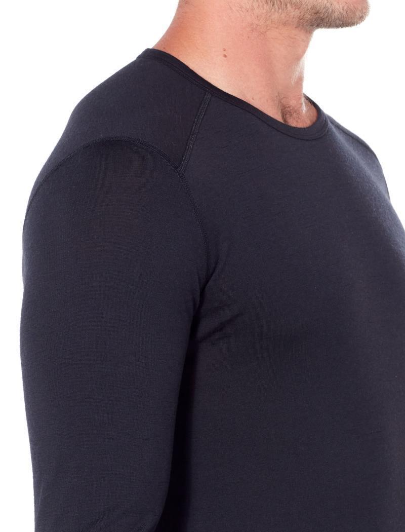 Merino 200 Oasis LS Crewe - Mens - Black 4