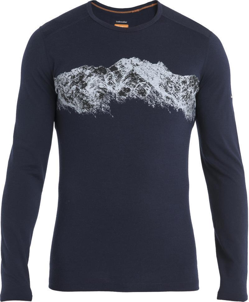 Merino 200 Oasis LS Crewe - Remarkables - Mens - Midnight Navy #401 1