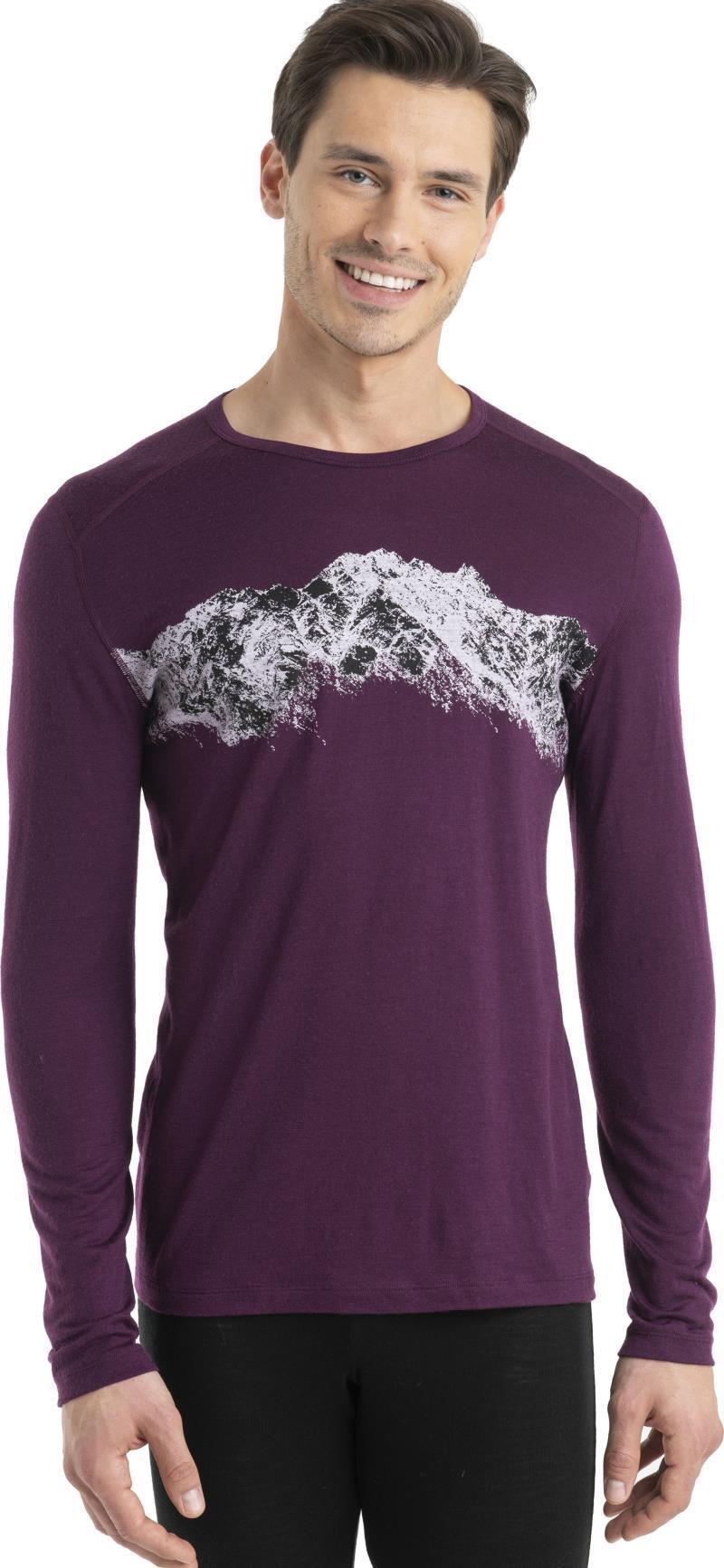 Merino 200 Oasis LS Crewe - Remarkables - Mens - Nightshade 3