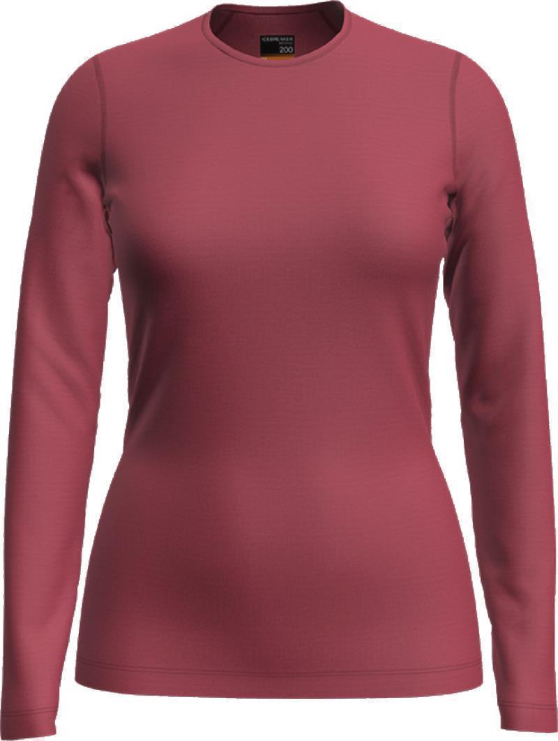 Merino 200 Oasis LS Crewe - Womens - Electron Pink 1