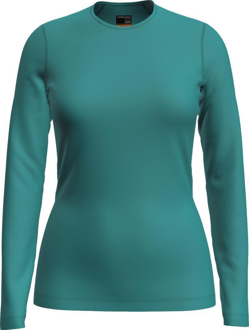 Merino 200 Oasis LS Crewe - Womens - Flux Green 1