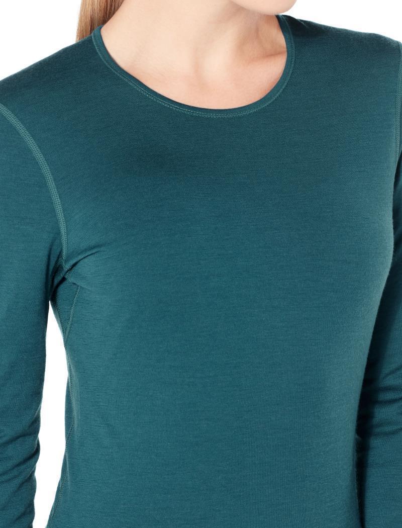 Merino 200 Oasis LS Crewe - Womens - Kingfisher 4