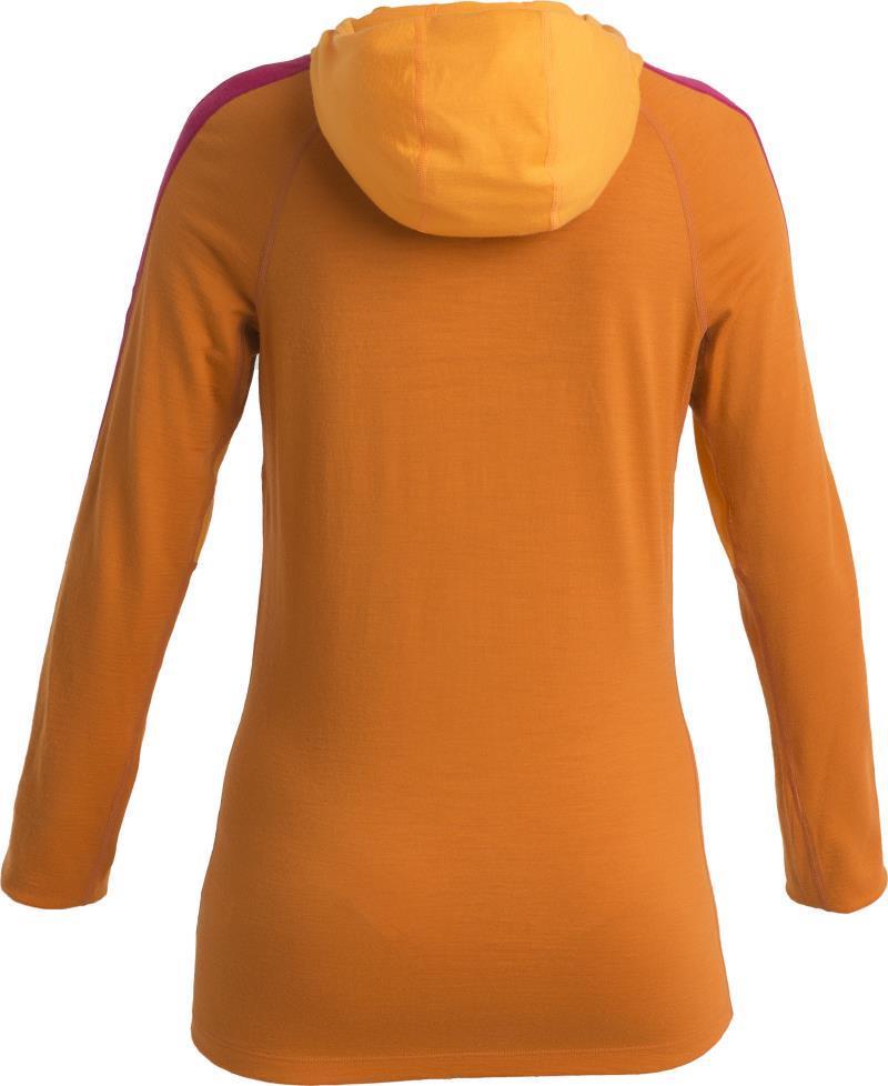 Merino 200 Sonebula LS Half Zip Hood - Womens - Earth / Solar / Electron Pink / CB 2