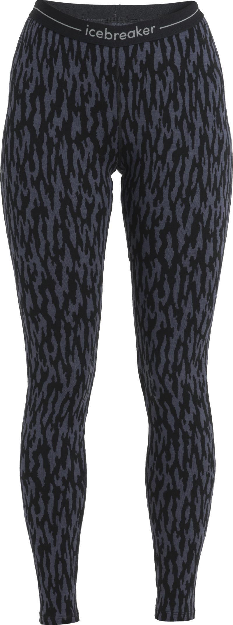 Merino 260 Vertex Leggings - Glacial Camo - Womens - Graphite / Black - Jacquard 1