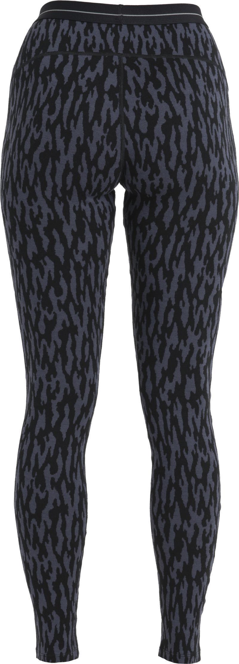 Merino 260 Vertex Leggings - Glacial Camo - Womens - Graphite / Black - Jacquard 2