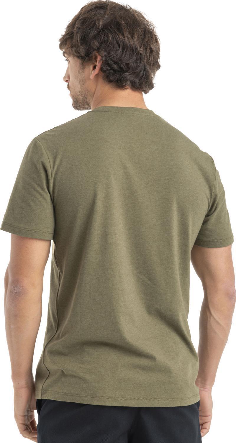 Merino Central Classic SS Tee - Wireframe Wonder - Mens - Loden 4
