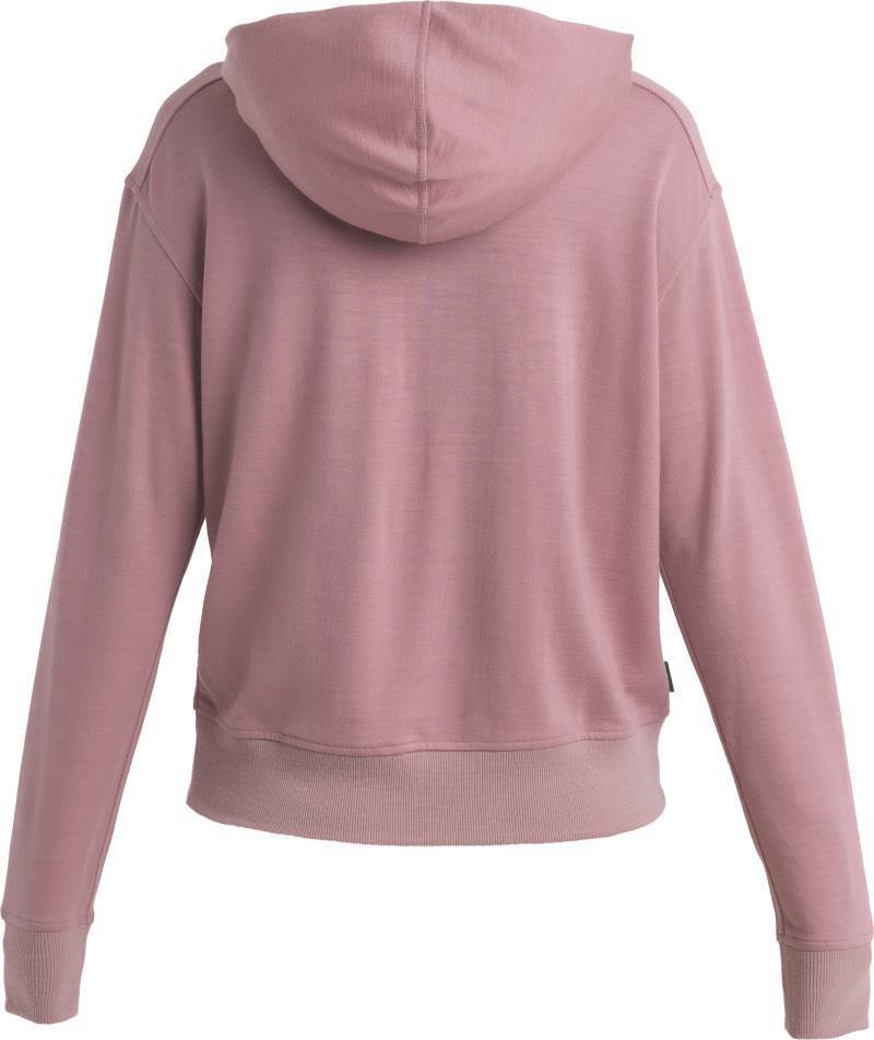 Merino Crush II LS Hoodie - Womens - Crystal 2