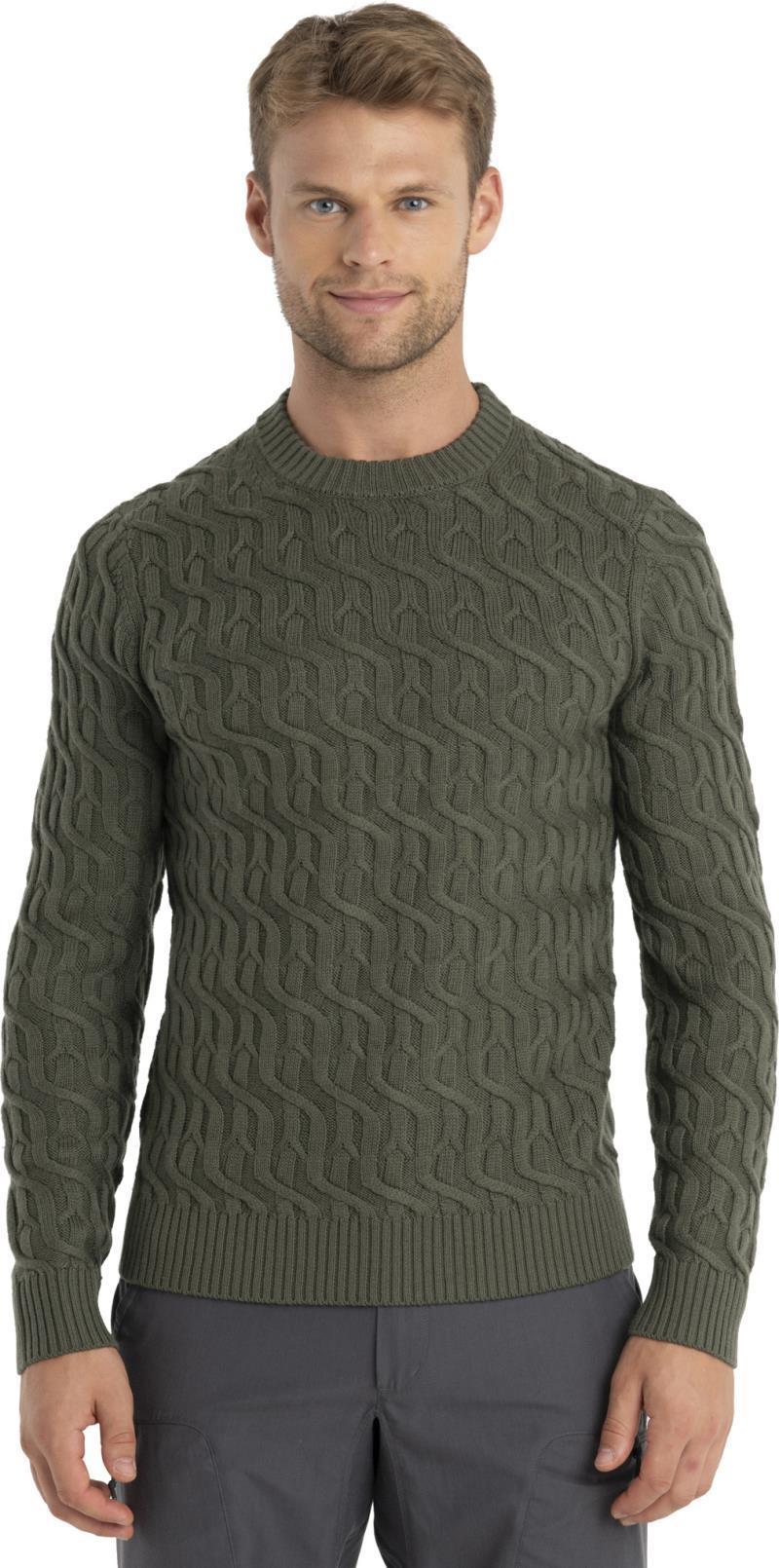 Merino Herenga Crewe Sweater - Mens - Loden 1