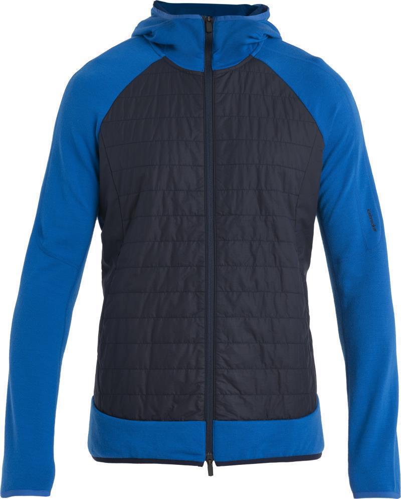 Merino Quantum Hybrid LS Zip Hoodie - Mens - Lazurite / Midnight Navy / CB 1