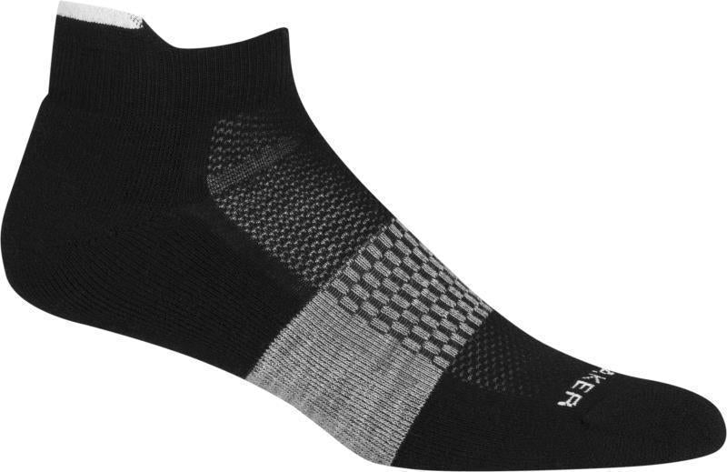 Multisport Micro Socks - Light Cushion - Mens - Black / Snow / Metro Heather 1