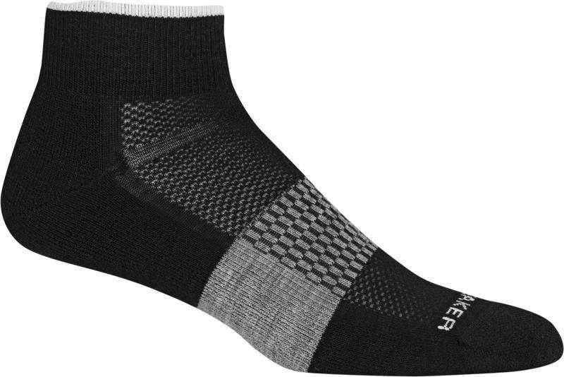 Multisport Mini Socks - Light Cushion - Mens - Black / Snow / Metro Heather 1