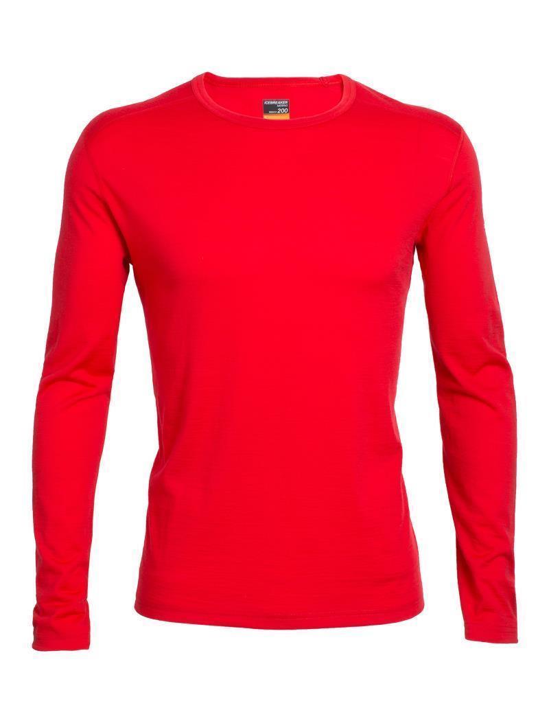 Oasis Merino LS Crewe - Mens - Rocket 1