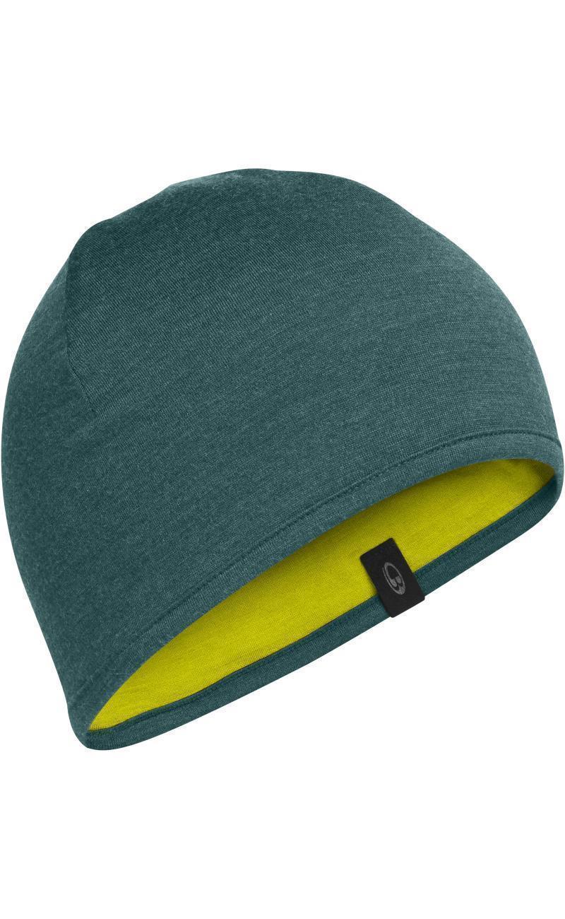Pocket Hat - Pine / Chartreuse 1