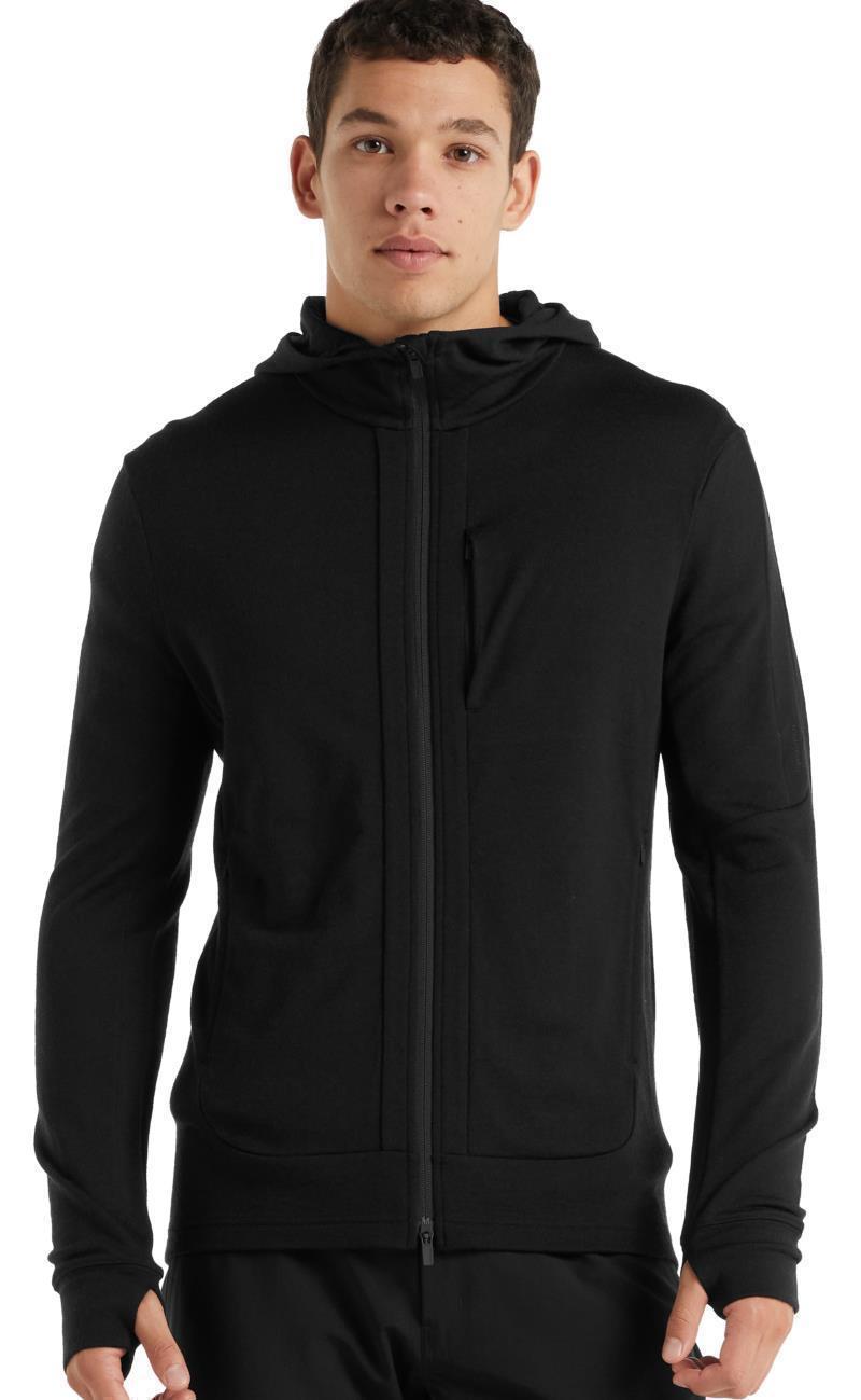 Quantum III LS Zip Hoodie - Mens - Black 2