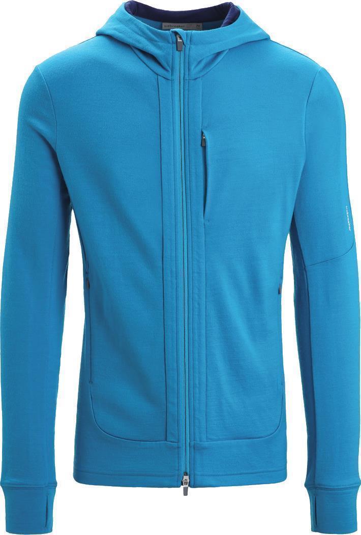 Quantum III LS Zip Hoodie - Mens - Geo Blue / Royal Navy / CB 1