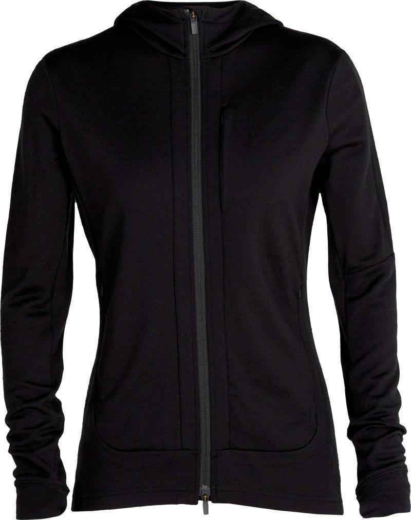 Quantum III LS Zip Hoodie - Womens - Black 1