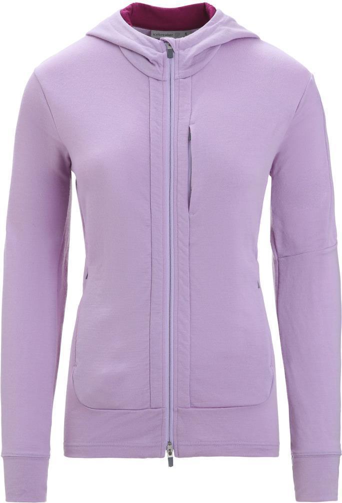 Quantum III LS Zip Hoodie - Womens - Purple Gaze / Go Berry / CB 1
