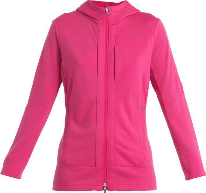 Quantum III LS Zip Hoodie - Womens - Tempo / Electron Pink / CB 1