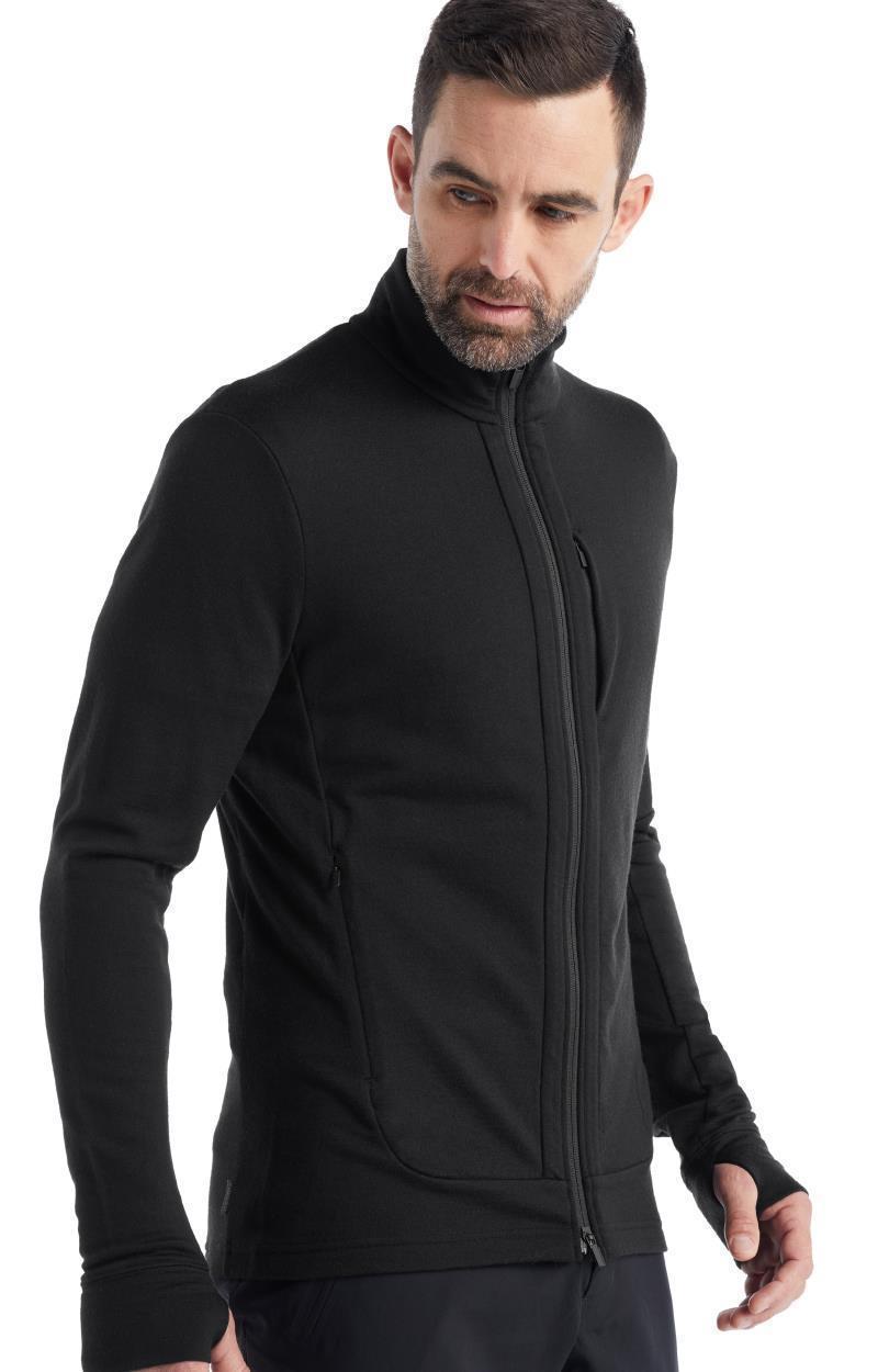Quantum III LS Zip - Mens - Black 4