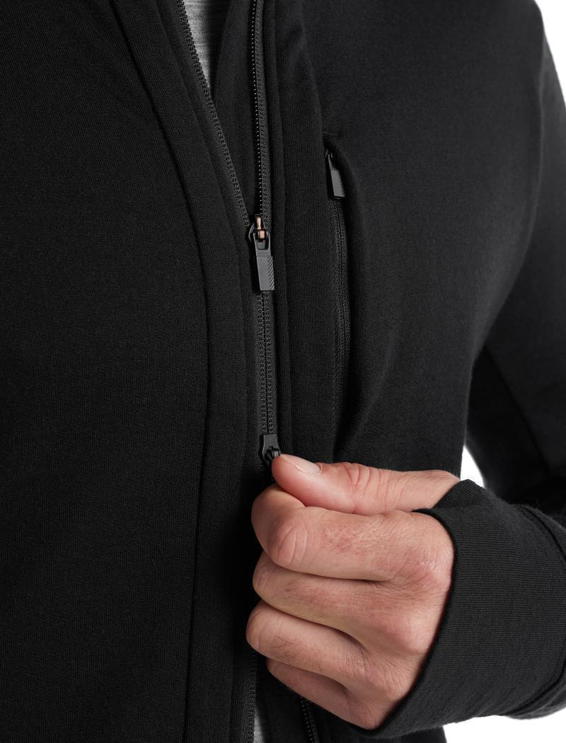 Quantum III LS Zip - Mens - Black 8