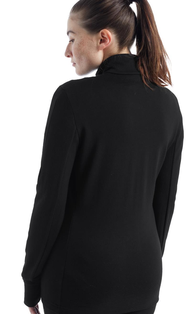 Quantum III LS Zip - Womens - Black 3