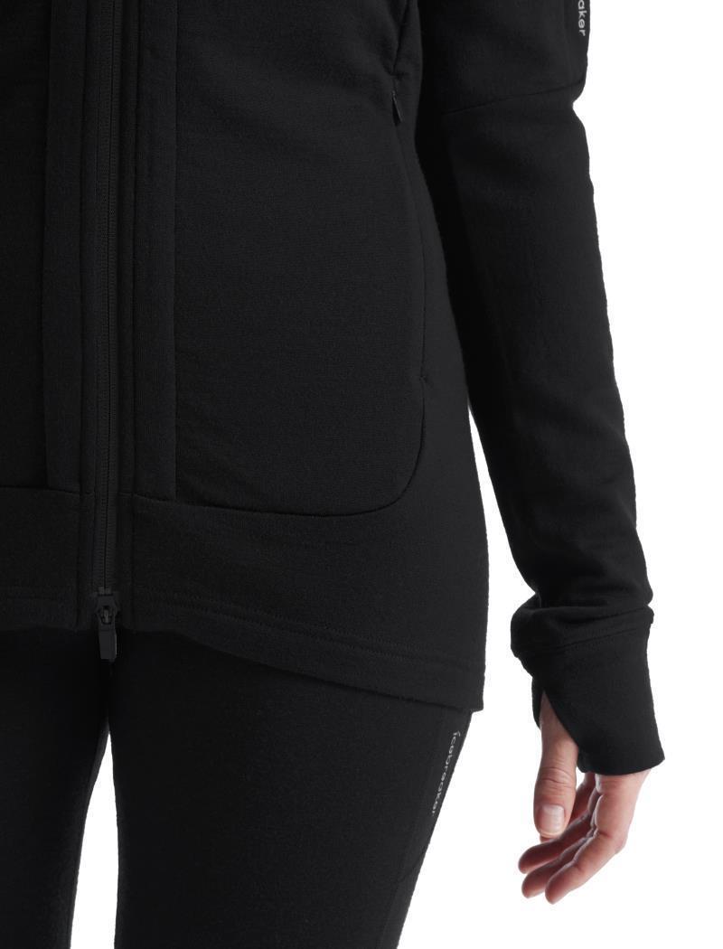 Quantum III LS Zip - Womens - Black 5