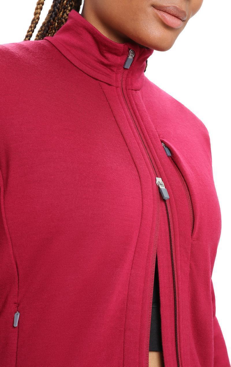 Quantum III LS Zip - Womens - Cherry 5