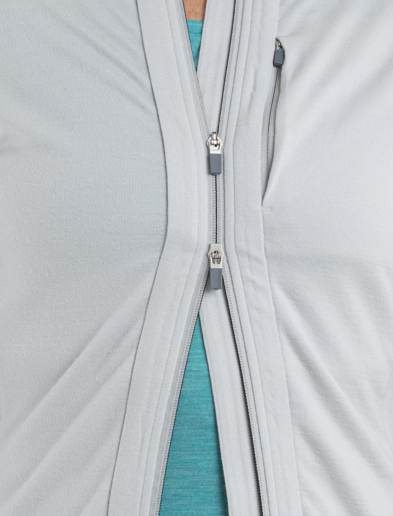 Quantum III LS Zip - Womens - Ether 4
