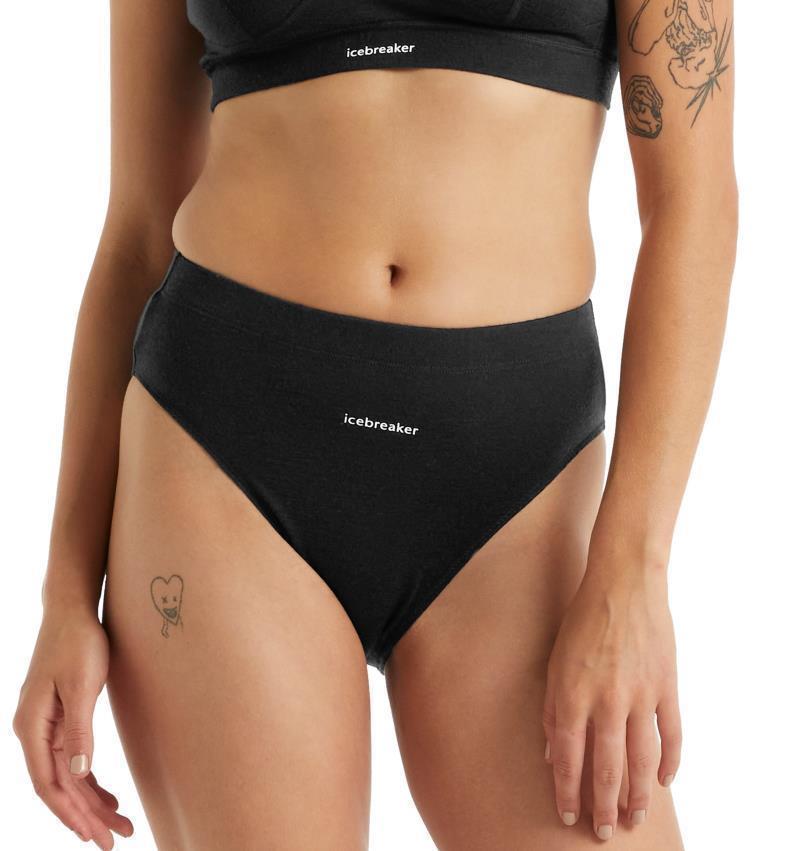 Queens High Cut Briefs - Womens - Black 2