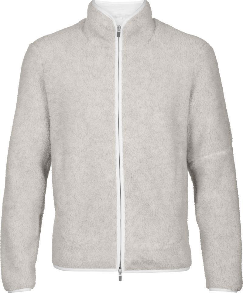 RealFleece High Pile LS Zip - Mens - Ecru Heather / Snow 1