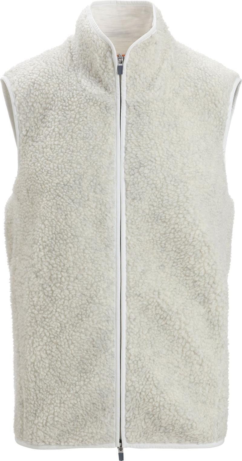 RealFleece High Pile Vest - Mens - Ecru Heather / Snow 1