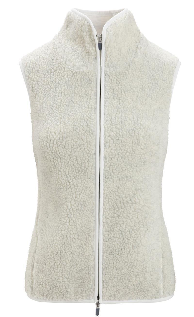 RealFleece High Pile Vest - Womens - Ecru Heather 1