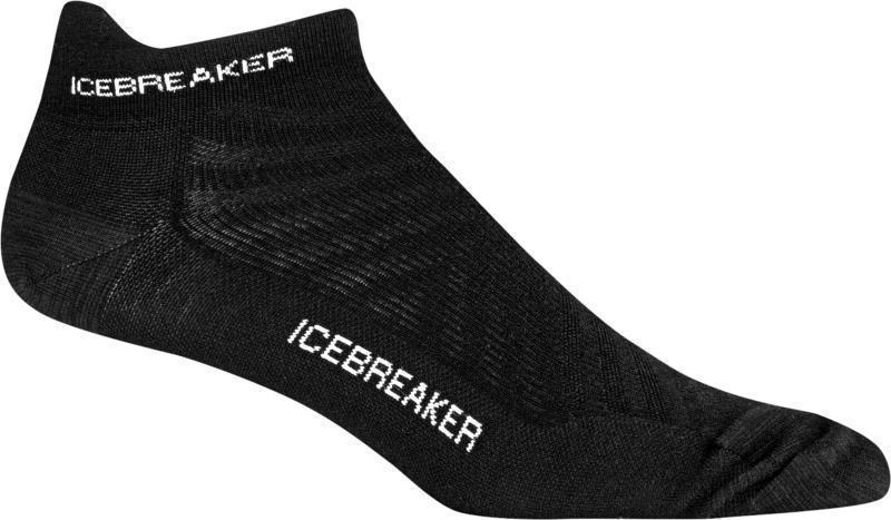 Run+ Micro Socks - Ultralight Cushion - Mens - Black / Snow 1