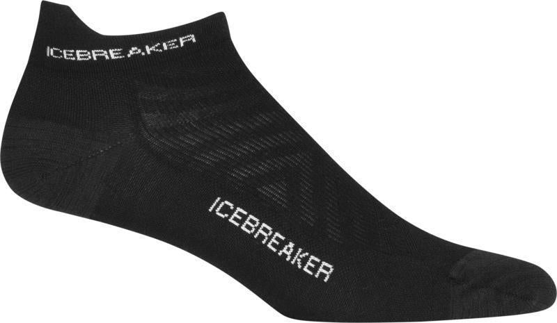 Run+ Micro Socks - Ultralight Cushion - Womens - Black / Snow 1