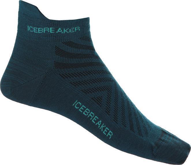 Run+ Micro Socks - Ultralight Cushion - Womens - Green Glory / Fresh 1