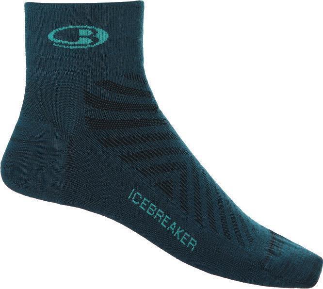 Run+ Mini Socks - Ultralight Cushion - Womens - Green Glory / Fresh 1