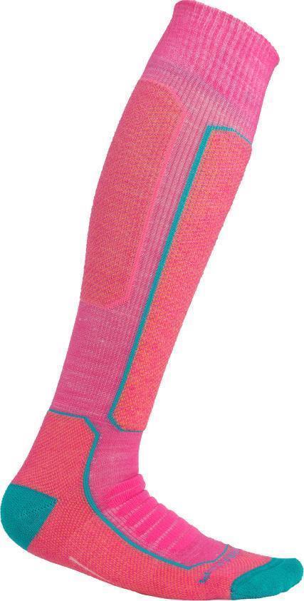 Ski+ Over The Calf Socks - Medium Cushion - Womens - Tempo / Flux Green / Earth 1
