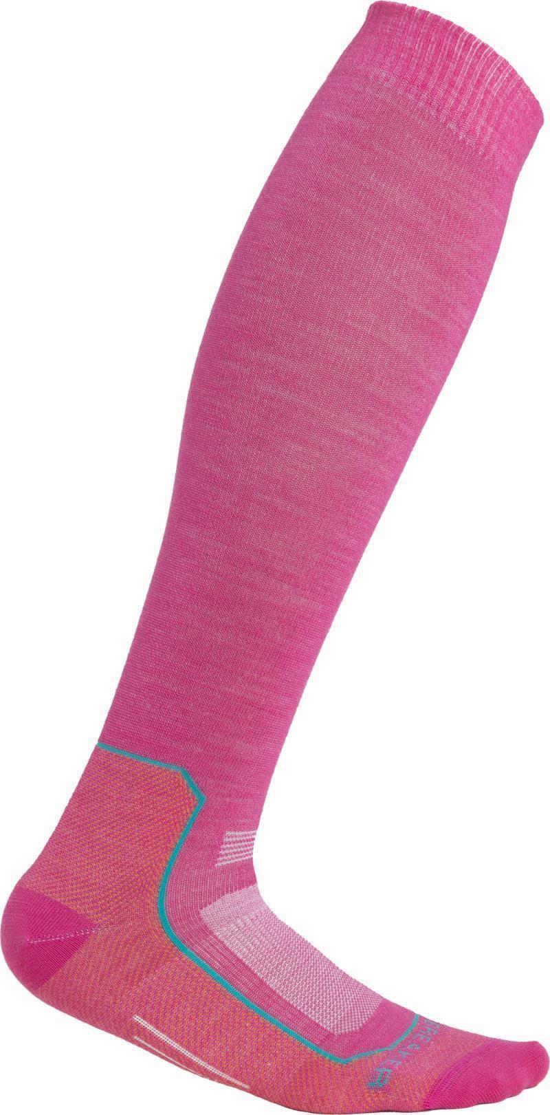 Ski+ Over The Calf Socks - Ultralight Cushion - Womens - Tempo / Flux Green / Earth 1