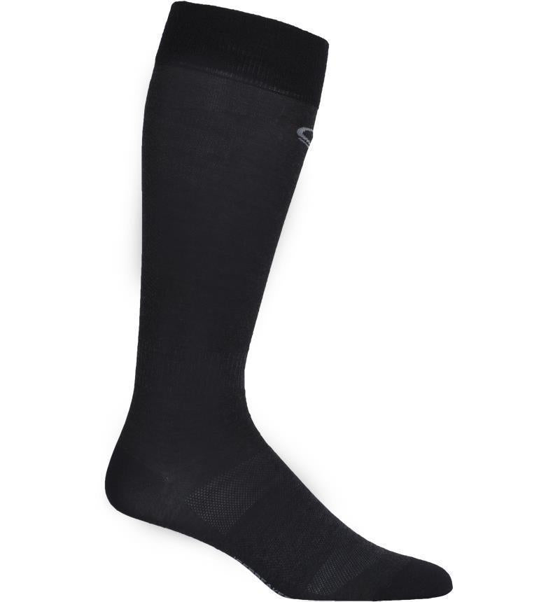 Snow Liner Over The Calf Socks - Light Cushion - Womens - Black 1