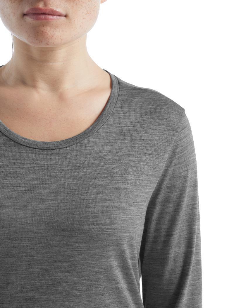 Sphere II LS Tee - Womens - Metro Heather 4