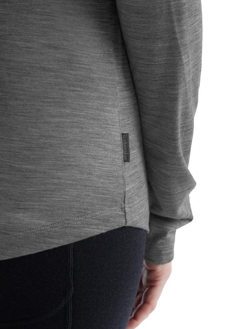 Sphere II LS Tee - Womens - Metro Heather 6