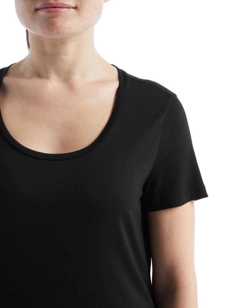 Sphere II SS Scoop Tee - Womens - Black 4