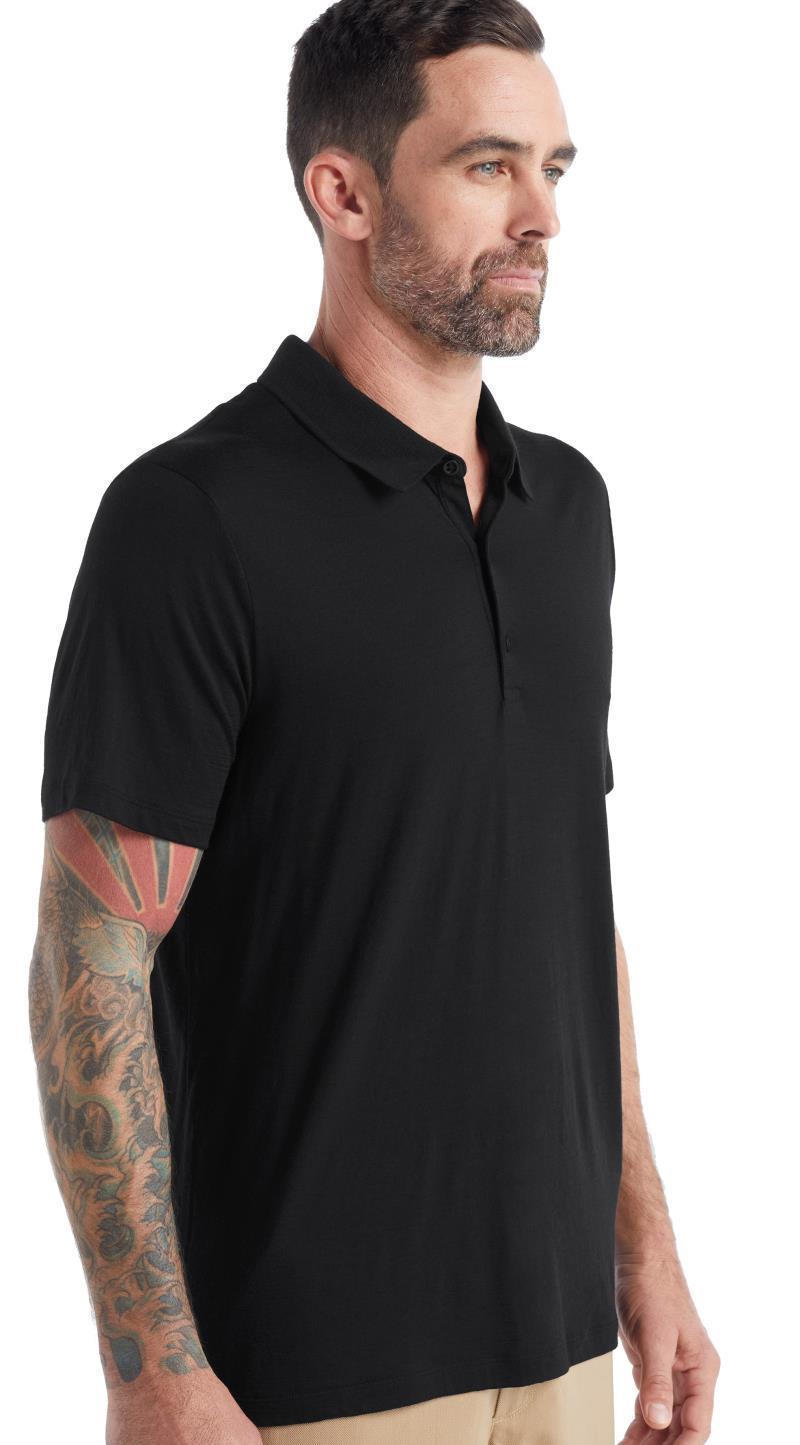 Tech Lite II SS Polo - Mens - Black 3