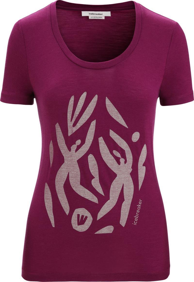 Tech Lite II SS Scoop Tee - Nature Celebration - Go Berry 1