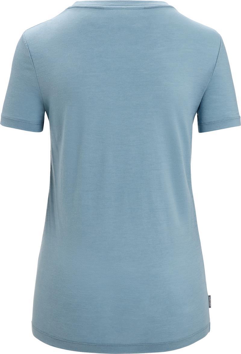 Tech Lite II SS Scoop Tee - Reflection Lines - Womens - Astral Blue 2