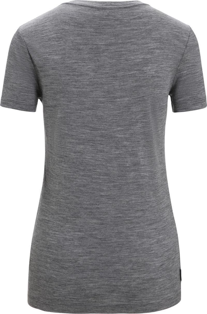 Tech Lite II SS Tee - Icebreaker Earth - Womens - Gritstone Heather 2