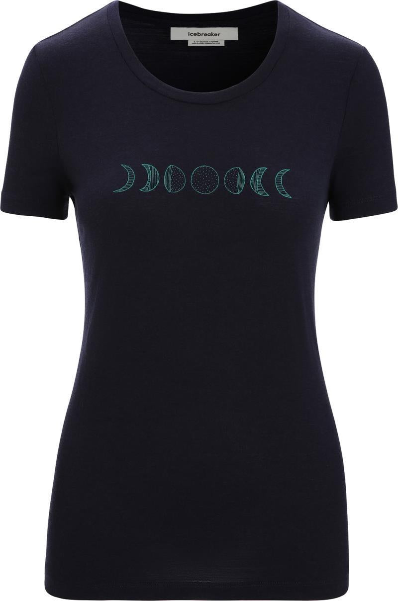 Tech Lite II SS Tee - Moon Phase - Womens - Midnight Navy #401 1