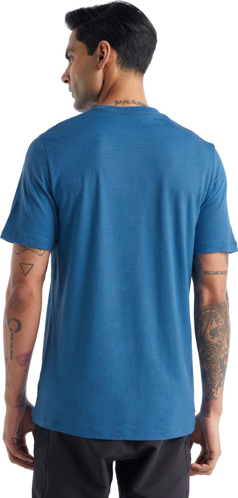 Tech Lite II SS Tee - Sheep Dog - Mens - Azul 3