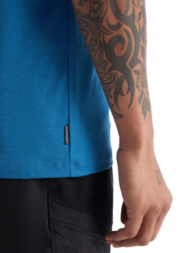 Tech Lite II SS Tee - Sheep Dog - Mens - Azul 5