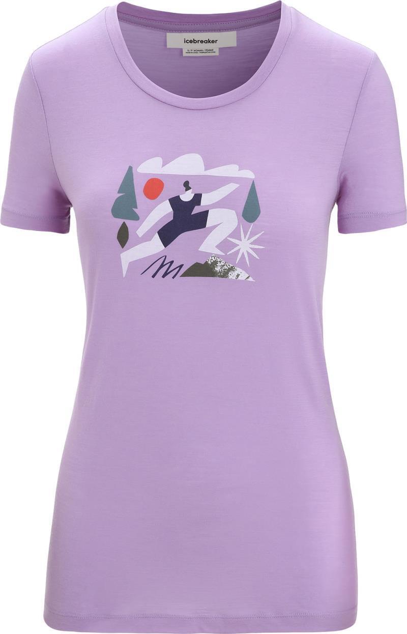 Tech Lite II SS Tee - Spring Run - Womens - Purple Gaze 1